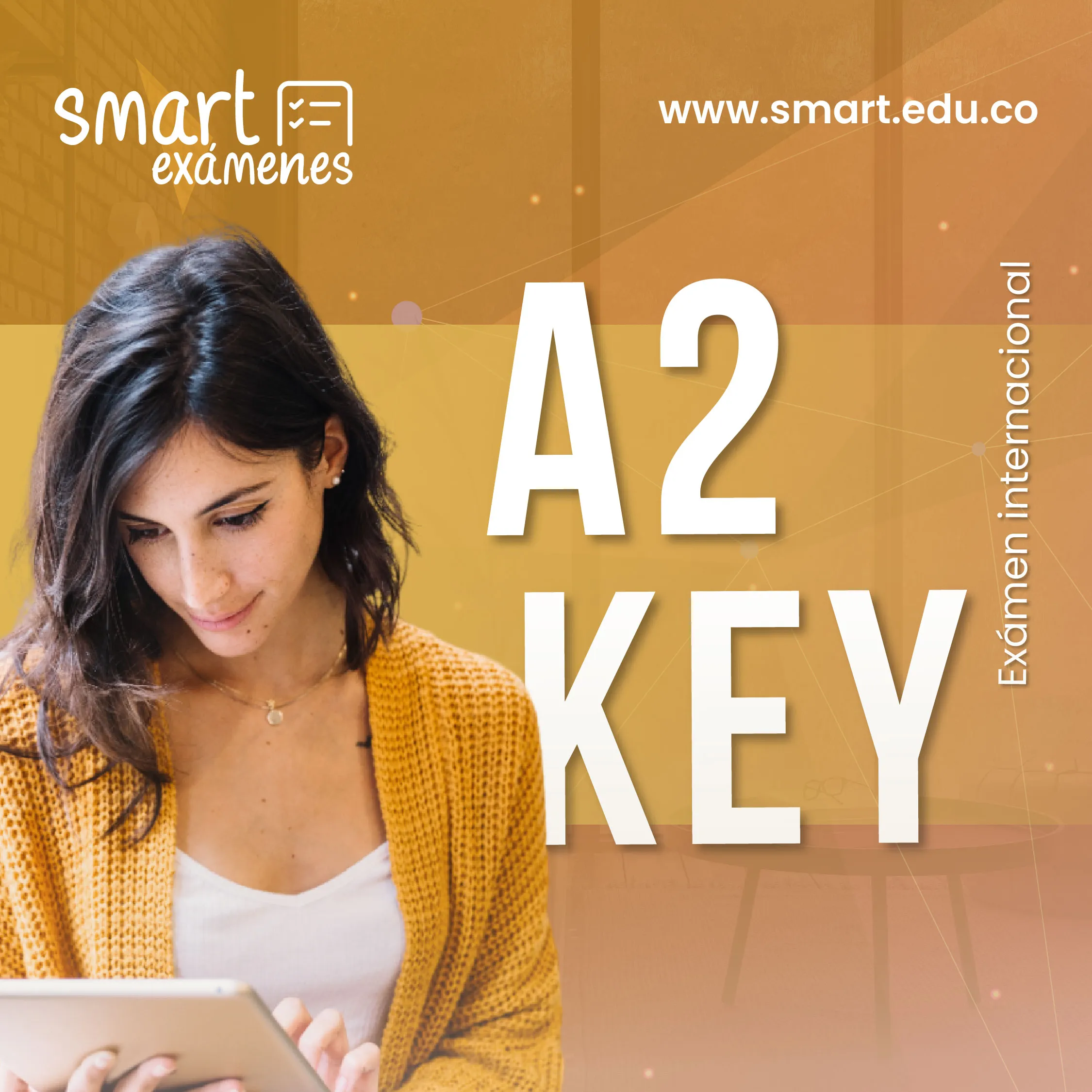 Examen internacional A2 Key en Smart Academia de Idiomas