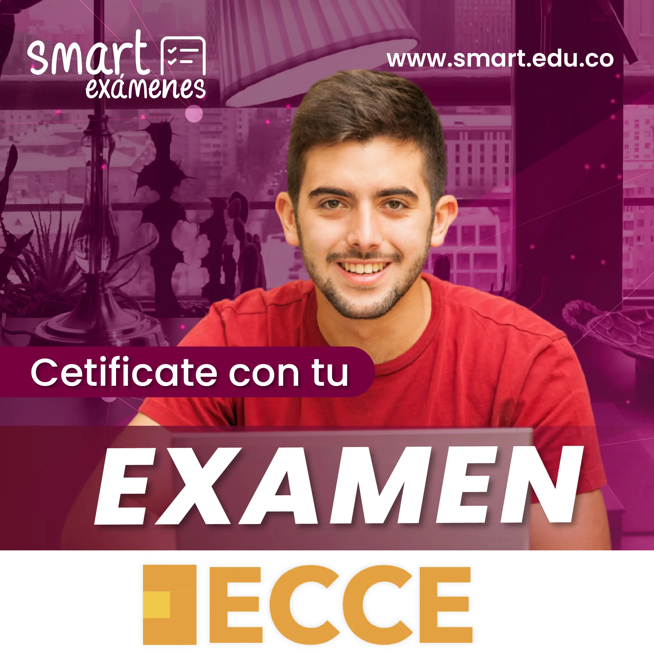 Banner del examen internacional ECCE de Smart Academia de Idiomas