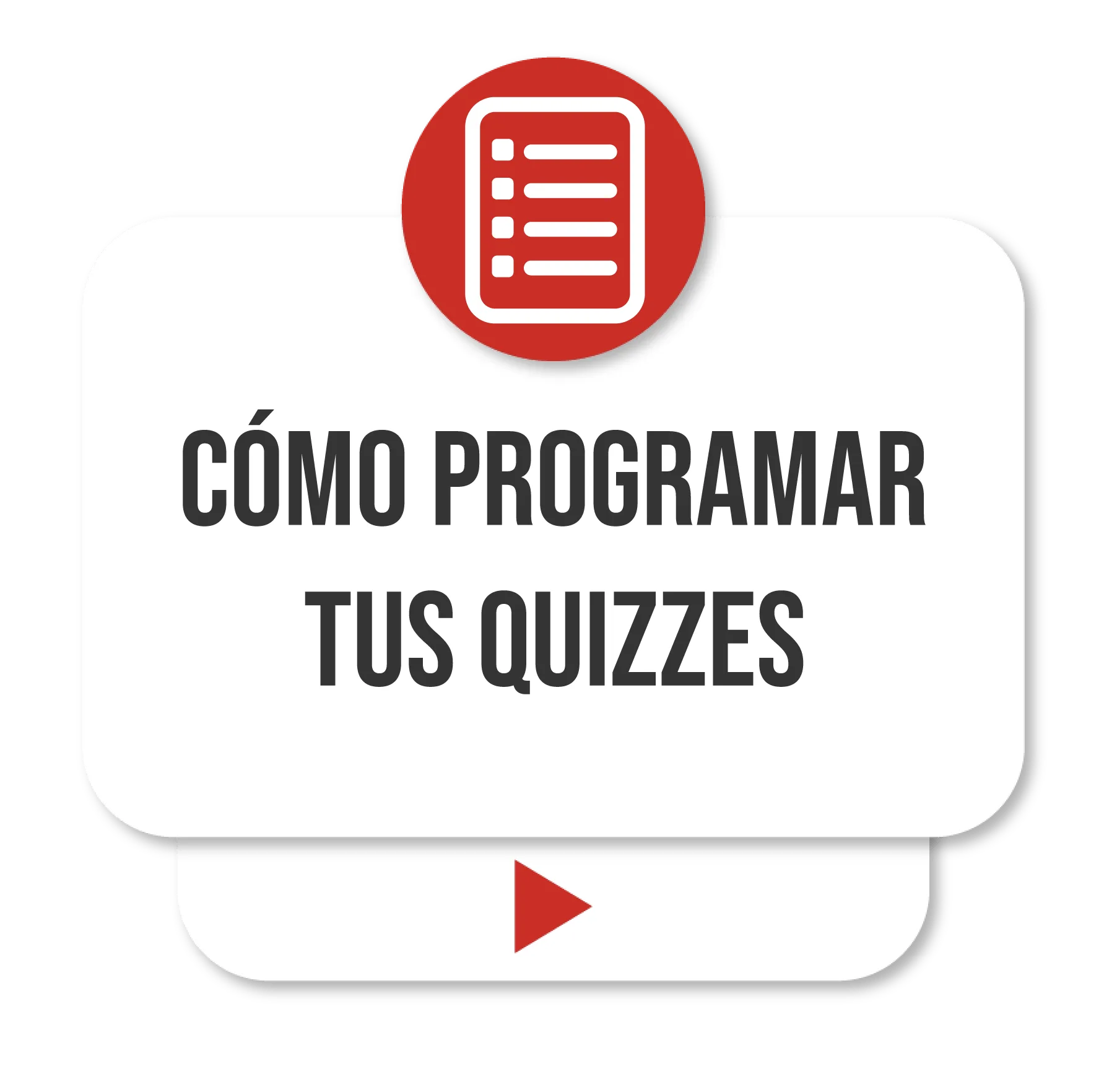 Cómo programar tus quizzes